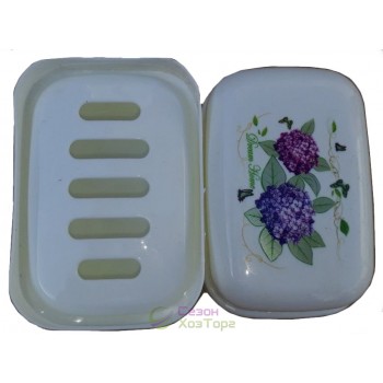 Мильниця з кришкою пластикова №306